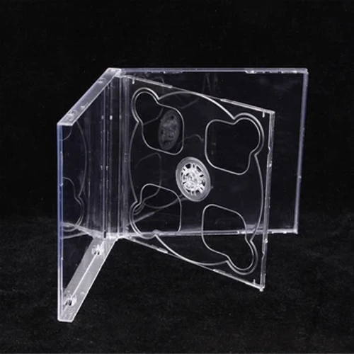 1Pc Square Transparent lalo pahu CD pahu pahu CD pahu PP Plastic Milky Transparent CD pahu CD hiki ke hiki 2 disc