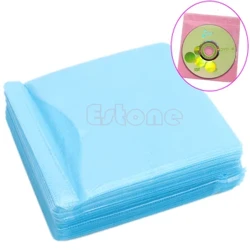 CD DVD disklari uchun quti organizatori uchun PP plastik CD saqlash sumkasi kvadrat ushlagichi -100 ulgurji