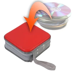 Ama-CD Ikesi le-DVD Isitoreji I-48 Amandla we-DVD Case Organis Wallets Ama-CD Ama-Plastic Protective Carrying Binders