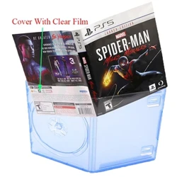CD Game Case Protective Box Compatible For / Ps4 Game Disk Holder CD DVD Discs Storage Box Cover Dropship