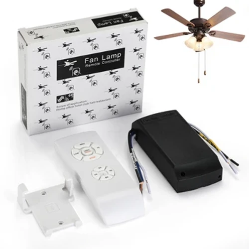 Mới Đa Năng Quạt Trần Đèn Bộ Điều Khiển Từ Xa AC 110-240V Thời Gian Điều Khiển Điều Chỉnh Tốc Độ Gió Đầu Phát