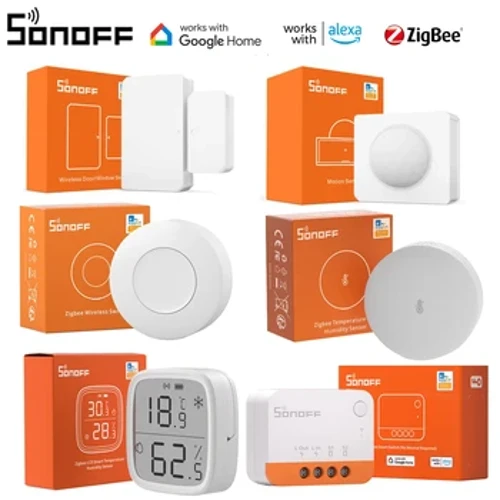 Sonoff Zigbee Bridge /Switsh Di -wifr /Tymheredd Humidit /Synhwyrydd Cynnig /Synhwyrydd Ffenestr Drws Di -wifr /Pecynnau Awtomeiddio ZBMinil2