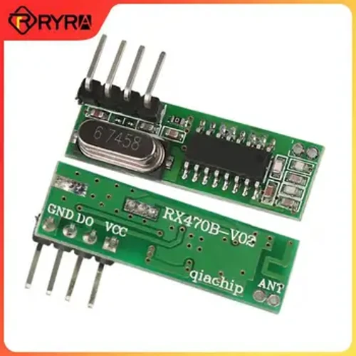 MHZ SuperHeterodyne RF Прыёмнік і модуль перадатчыка для бесправаднога модуля Arduino 433MHz дыстанцыйнага кіравання