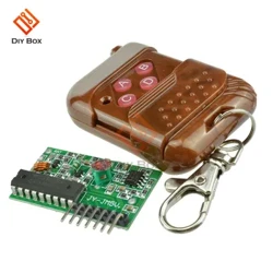 IC 2262 2272 433MHz Чатыры спосабы 4 CH Ключ бесправадны дыстанцыйнае кіраванне камплектам для дэкадавання дошкі прыёмніка для Arduino