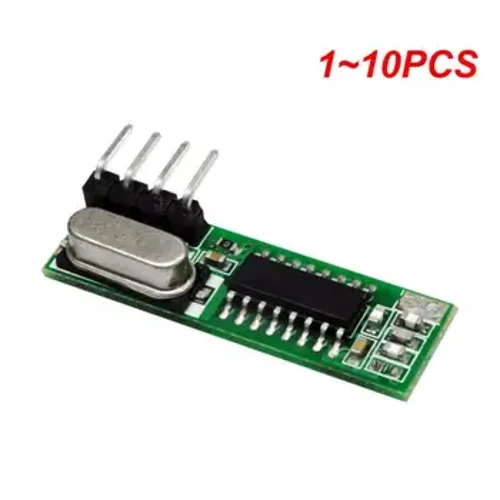 1~10PCS मेगाहर्ट्ज सुपरहीटरोडाइन RF रिसीवर और ट्रांसमीटर मॉड्यूल Arduino वायरलेस मॉड्यूल किट 433Mhz रिमोट कंट्रोल के लिए