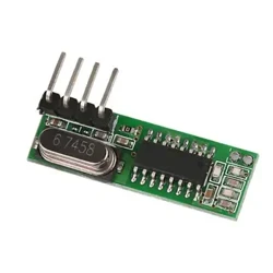 Mhz Superheterodyne RF vevő és adó modul Arduino vezeték nélküli modulkészlethez 433Mhz távirányító