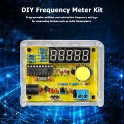 1Hz-50MHz skaitmeninis LED kristalinis osciliatorius testeris dažnio skaitiklis matuoklis RF elektroninis DIY rinkiniai įrankiai PCB plokštės modulis