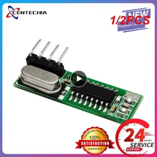 Arduino 무선 모듈 키트 433Mhz 원격 제어용 1/2PCS Mhz 수퍼헤테로다인 RF 수신기 및 송신기 모듈