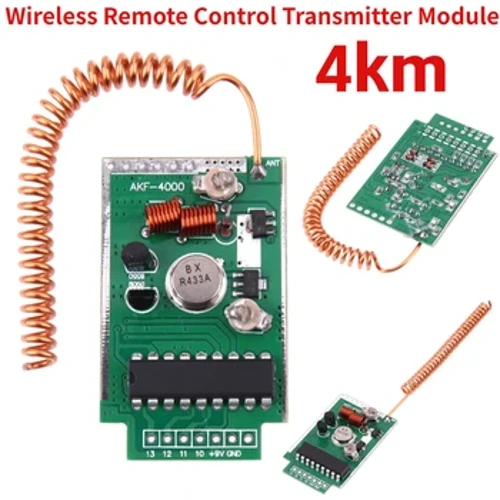 Komplet modula odašiljača bežičnog daljinskog upravljača od 4km velike snage RF 433Mhz udaljenost 4000 metara odašiljač za Arduino ARM lansiranje