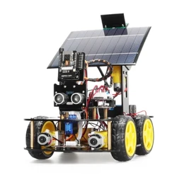 أتمتة سيارة روبوت مجموعات لبرمجة اردوينو ESP32 كام تتبع الطاقة الشمسية ومجموعة الشحن لتقوم بها بنفسك إلكترونيات مشروع عدة روبوتية