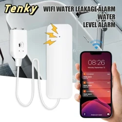 Tuya Graffiti WiFi Leak Weker karo Buzzer Banjir Overflow Alarm Keamanan Sistem Smart Home