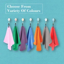 Mutao 1 pièce serviette en microfibre à séchage rapide, serviette de bain douce pour le visage 12 "* 24", serviette de sport, de voyage et de plage parfaite à séchage rapide