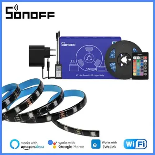 SONOFF L2/L2 Lite WIFI Smart LED Light Strip US/EU Dimbar Fleksibel RGB Strip Lampe Fjernkontroll Via EWelink Alexa Google Home