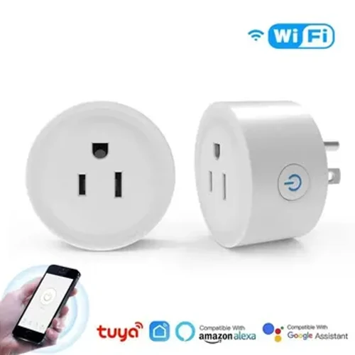 Tuya Smart Wifi Plug US UK JP Standard Wireless Outlet Control Pell Mae Peiriannau Cartref Clyfar yn Gweithio Gyda Alexa Google Home