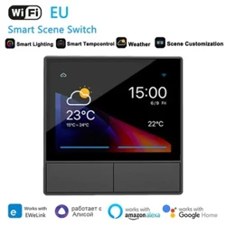NSPanel Smart Scene seinalüliti Wifi Smart Home HMI paneeli termostaadi ekraani lüliti kõik-ühes juhtseade Alexa Google Home jaoks