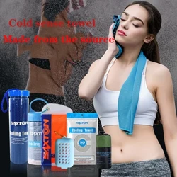 Serviette à séchage rapide pour exercices de gymnastique et de glace, en Fiber d'absorption de la sueur d'été, sensation de froid, tampons froids instantanés