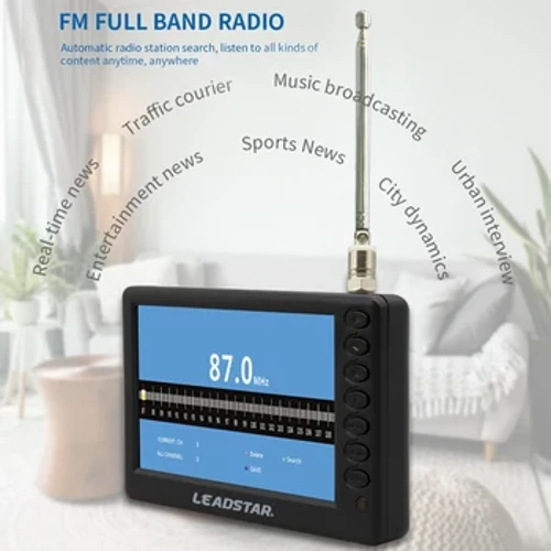 Chwaraewr Teledu Digidol Sgrin 5 modfedd Symudol Poced Teledu Car Teledu Chwaraewr Amlgyfrwng Sgrin HD Radio FM Chwarae Cerdyn TF