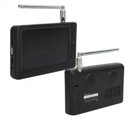 LEADSTAR-televisión Digital portátil de 5 pulgadas, TV Digital para coche, Camping, cocina, enchufe del Reino Unido, 110-220V, apto para Singapur, Malasia