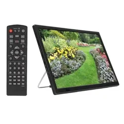 Teledu Mini Symudol Digidol 16 modfedd HD Teledu Digidol 1080P Cefnogi Swyddogaeth Radio FM ar gyfer Teithio Car Plygiwch yr UE 100-240V