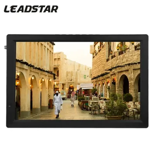 Teledu Digidol Car 14 modfedd LEADSTAR ATSC-T/T2 Teledu Cludadwy 1080P ATV Tiwniwr Sensitif Uchel Teledu Mini ar gyfer y Cartref