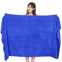 Asciugamano da bagno in microfibra ad asciugatura rapida Asciugamani da bagno con conservazione del calore di lunga durata per spa, spiaggia, piscina, palestra