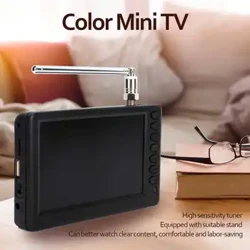 I-LEADSTAR 5 Intshi Ephathekayo ye-Digital TV 1080P Stereo High Sensitivity Mini ye-USB Port Memory Card Slot Pocket TV yemoto yangaphandle