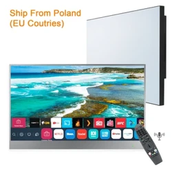 22" Smart Mirror TV iragazgaitza bainugelarako webOS Dutxa Android WiFi Telebista DVB ATSC Magic Vanishing Mirror TV Soulaca