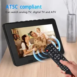 Φορητή ψηφιακή τηλεόραση Leadstar 7 ιντσών ATSC USB Storage Card TV Λειτουργία Επαναφορτιζόμενη 1080P LED Ψηφιακή τηλεόραση US Plug