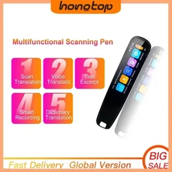 HONGTOP Smart Voice Scan Translator Pen MultifunctionTranslation Real Time 121 Basa Translator Kamus Bisnis Pen