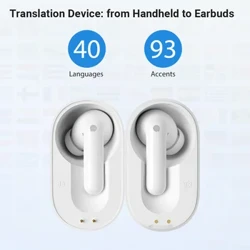 TimeKettle M3-auriculares con traductor simultáneo de idiomas, auriculares de interpretación empresarial, auriculares de viaje con traducción de voz