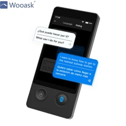 Wooask W12 Pinakabagong Real-time na Tagasalin ng Wika Instant Voice Translation Device Touch Screen 98% Katumpakan 144 Wika