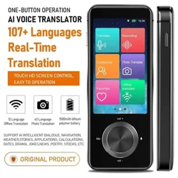 Inteligentní okamžitý překladatel hlasu M9 Portable 137 Language Recording Text Překlad v reálném čase překládat strojové zařízení