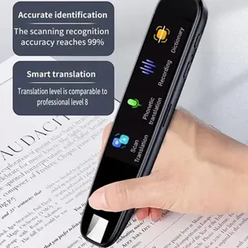 Offline Translation Pen Para sa Teacher Student Dictionary English Intelligent Scanning Point Reading 123 Languages ​​Translator Pen
