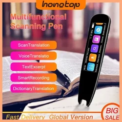 HONGTOP nutikas multifunktsionaalne tõlge reaalajas Keelte Tõlkija Ärisõnastik Pliiats Voice Scan Translator Pen