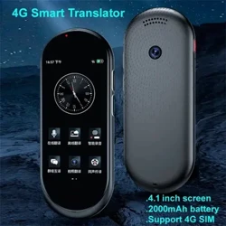 A10 Voice Translator 4,1-palcový chat GPT 138 Národný jazyk Inteligentný preklad zariadenia v reálnom čase Podpora 4G SIM karty