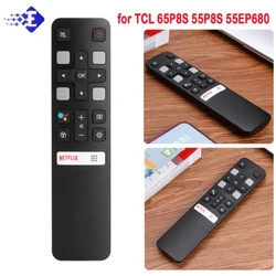Smart TV cseretávirányító a TCL RC802V FMR1 65P8S 49S6800FS 49S6510FS TV Set Top Box Stick tartozékokhoz
