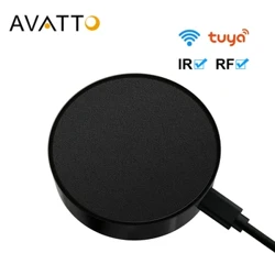 AVATTO Tuya Универсальный Wi-Fi RF + IR пульт дистанционного управления с бытовой техникой DIY RF433/RF315, умный инфракрасный пульт дистанционного управления для AC/TV/DVD