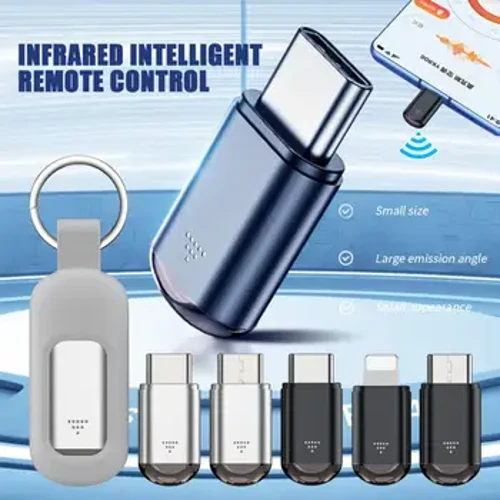 Typ-C Micro USB IR Fernsteuerung Telefon App Mini-Adapter Infrarot-Sender für iOS/Android für TV-Box-Klimaanlage