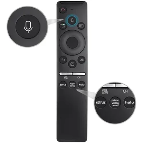 Remote Kontrol Suara Pengganti untuk Samsung Smart TV BN59-01312A Universal Remote dengan Fungsi Suara UHD QLED LED LCD 4K 8K