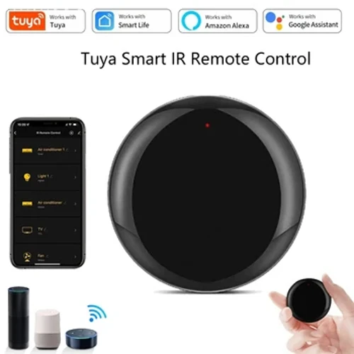 Telecomandă inteligentă IR Tuya WIFI Controler universal cu infraroșu pentru controlul aplicației pentru aer condiționat TV Lumină Funcționează cu Alexa Google