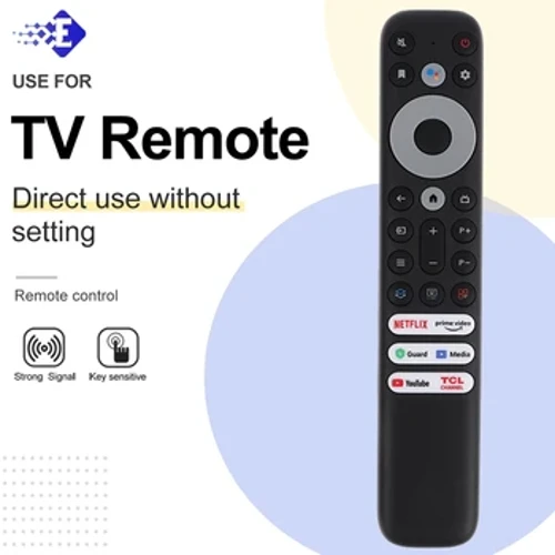 1pc E talafeagai mo le TCL Smart TV Remote Control RC902V FMR5 RC902V Universal Smart TV Infrared Leai se Voice Version Suiga