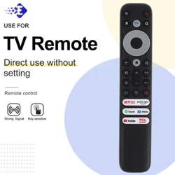 1 Stück Geeignet für TCL Smart TV Fernbedienung RC902V FMR5 RC902V Universal Smart TV Infrarot Keine Sprachversion Ersatz