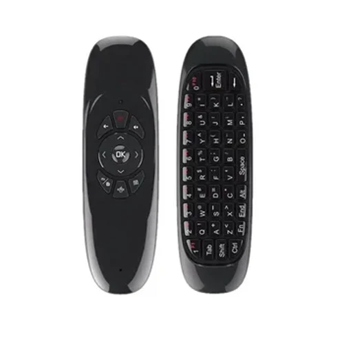 C120 Fly Air Mouse juhtmeta klaviatuur 2.4G nutikas kaugjuhtimispult G64 taaslaetav nutika klaviatuuri hiir Android-teleri/arvuti jaoks