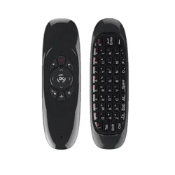 C120 Fly Air Fare Kablosuz Klavye 2.4G Akıllı Uzaktan Kumanda G64 Şarj Edilebilir Akıllı Klavye Fare Android Tv Kutusu/PC