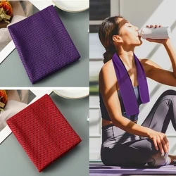 Serviette de sport en microfibre serviette à sec rapide pour le col du corps et le visage pendant le cycle mince et absorbance 30 * 80 cm serviettes de refroidissement instantanées