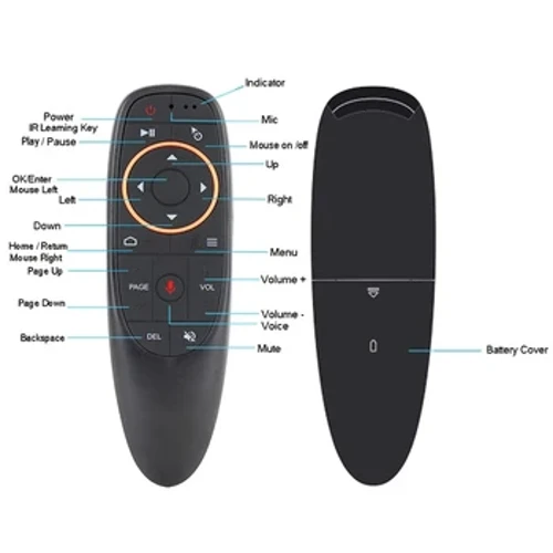 G10s Fly Air Mouse Wireless Mini Gyro-fjernkontroll for Gyro Sensing Games, for Android TV Box, 2,4 GHz