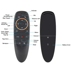 G10s Fly Air Mouse Wireless Mini Gyro Remote Control kwa Michezo ya Gyro Sensing, kwa Android TV Box, 2.4GHz