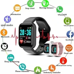 Multifunctional Smart Watch Lalaki Babae Bluetooth Connected Telepono Musika Fitness Sports Bracelet Sleep Monitor Y68 Smartwatch D20