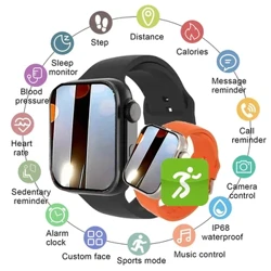 D20U Sports Watch Real Pedometer LCD Display 1.44 Smartwatch Health Monitoring Alarm Clock For Men Women Fashion Trend Watches