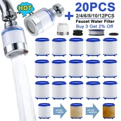 Elfennau Hidlo Faucet Hidlo Purifier Dŵr Ar gyfer Cawod Hidlo Cotwm PP Ar gyfer Ystafell Ymolchi Cegin Dileu Clorin Metelau Trwm